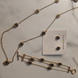 Diamond Dust necklace, bracelet and earring set